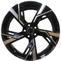 21 Inch Audi RS Style A5 A6 A7 A8 S5 S6 S7 S8 Q5 Q7 Q8 SQ5 SQ7 SQ8 Rims Black Machined Face  Wheels