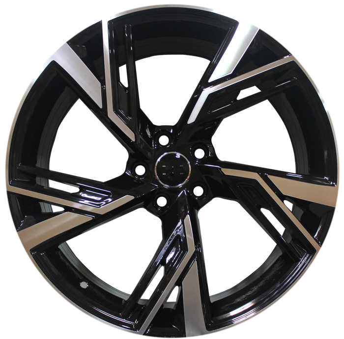 21 Inch Audi RS Style A5 A6 A7 A8 S5 S6 S7 S8 Q5 Q7 Q8 SQ5 SQ7 SQ8 Rims Black Machined Face  Wheels