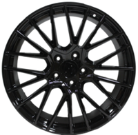 20 Inch Rims Fits Porsche Cayenne Turbo S GTS Base Gloss Black Spyder Mesh Wheels
