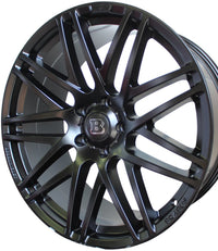 22 Inch Mercedes G Wagon G550 Rims G Class G65 G63 G55 G500 Brabus Style Wheels Matte Black