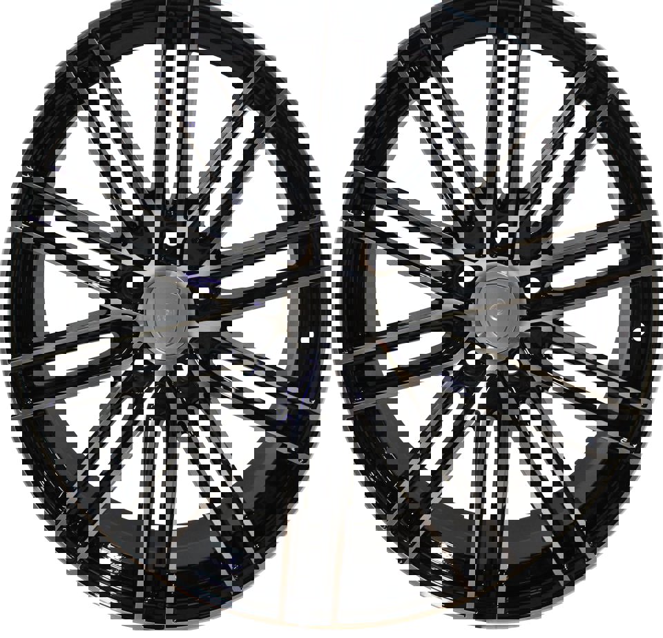 22 Inch Rims Fit Porsche Cayenne Panamera Turbo S GTS Base Machined Black  Wheels