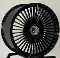 22" Inch Mercedes G Wagon G550 Rims G Class G65 G63 G55 G500 Gloss Black Wheels