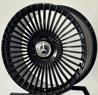 22" Inch Mercedes G Wagon G550 Rims G Class G65 G63 G55 G500 Gloss Black Wheels