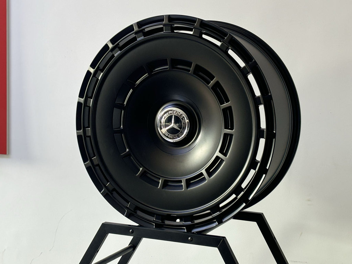 24 Inch Mercedes G Wagon G550 Rims G Class G65 G63 G55 G500 Satin Black Wheels