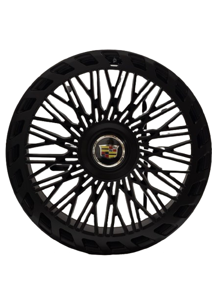 24 INCH RIMS ESCALADE SUV & ESV PLATINUM BLACK SIERRA TAHOE YUKON SATIN BLACK WHEELS