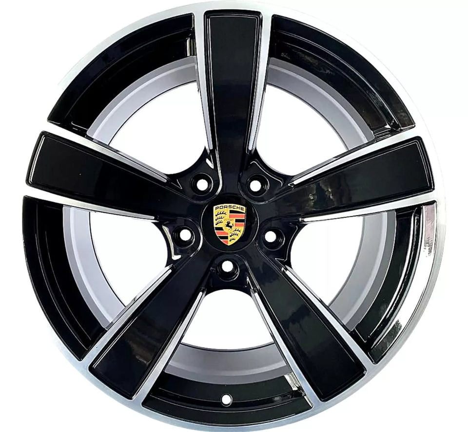 22 Inch Staggered Rims Fits Porsche Cayenne Base S GTS Turbo Wheels