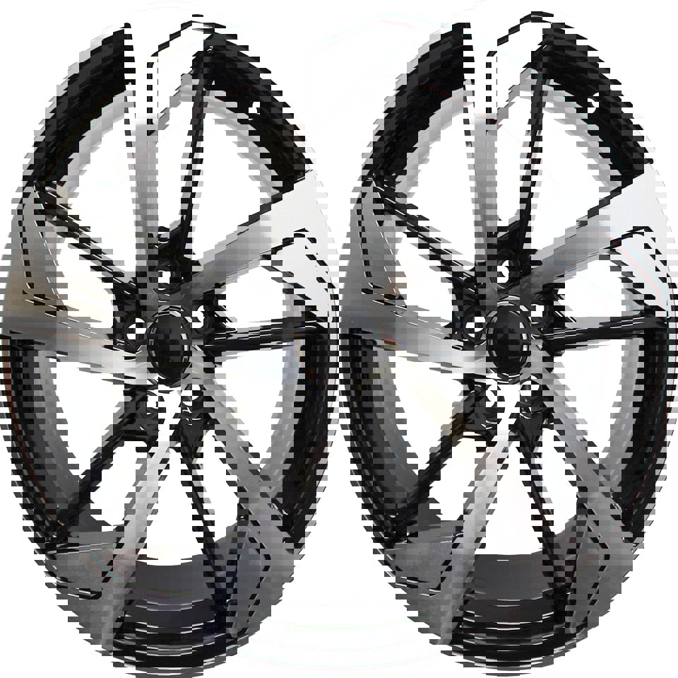 19 Inch Audi Rims A4 A5 A6 A7 A8 S4 S5 S6 S7 S8 RS5 RS6 RS7 Black Machined Wheels