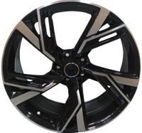 21 Inch Audi RS Style A5 A6 A7 A8 S5 S6 S7 S8 Q5 Q7 Q8 SQ5 SQ7 SQ8 Rims Black Machined Face  Wheels
