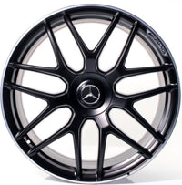 22 Inch Mercedes G Wagon G550 Rims G Class G65 G63 G55 G500 Style Wheels Satin Black