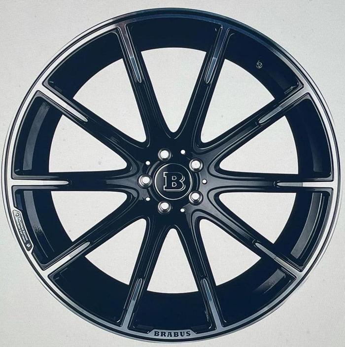 19 Inch Mercedes S Class  E Class E550 E350 E300 C Class  Gloss Black Machined Wheels Rims