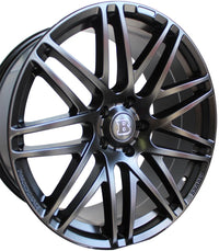 22 Inch Mercedes G Wagon G550 Rims G Class G65 G63 G55 G500 Brabus Style Wheels Matte Black