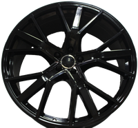 22 INCH WHEELS AUDI Q5 Q7 Q8 S6 S7 S8 A6 A7 A8 S LINE GLOSS BLACK RIMS