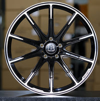 24 Inch Mercedes G Wagon G550 Rims G Class G65 G63 G55 G500 Brabus Platinum Style Wheels Gloss Black