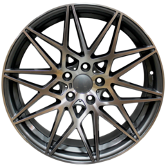 19 Inch BMW 4 Series Rims 5 Series 6 Series 528 535 545 550 645 640 650 Gunmetal Machined Wheels