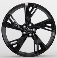21 Inch Audi RS Style A5 A6 A7 A8 S5 S6 S7 S8 Q5 Q7 Q8 SQ5 SQ7 SQ8 Rims Gloss Black Wheels