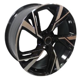 19 Inch Audi RS Style Rims Black Machined Wheels