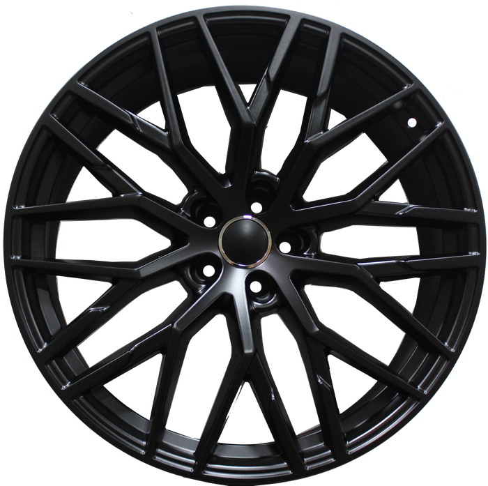 22 INCH RIMS fit AUDI S LINE R8 STYLE A8 A7 S8 S7 RS7 RS8 Q3 QS3 Q5 SQ5 Q7 SQ7 MESH BLACK WHEELS