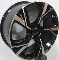 20 Inch Audi RS Style A5 A6 A7 A8 S5 S6 S7 S8 Q5 Q7 Q8 SQ5 SQ7 SQ8 Rims Machined Black Wheels