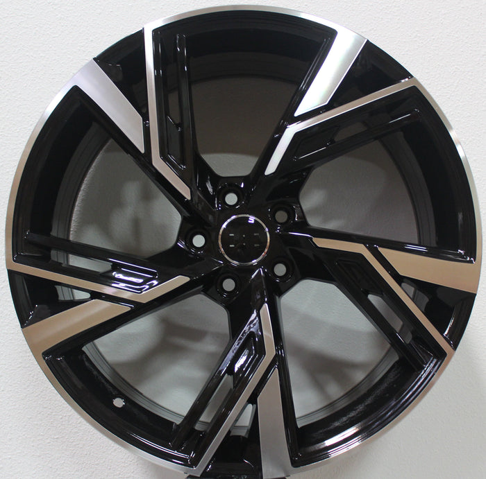 20 Inch Audi RS Style A5 A6 A7 A8 S5 S6 S7 S8 Q5 Q7 Q8 SQ5 SQ7 SQ8 Rims Machined Black Wheels