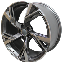 19 Inch Audi RS Style Rims Gunmetal Machined Wheels