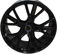 22 INCH WHEELS AUDI Q5 Q7 Q8 S6 S7 S8 A6 A7 A8 S LINE GLOSS BLACK RIMS