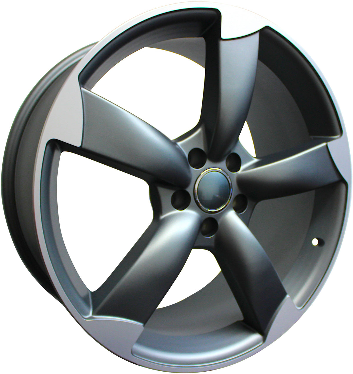 19 Inch Audi Rims A5 A6 A7 A8 S5 S6 S7 S8 RS5 RS6 RS7 Gunmetal Machined Tips Wheels