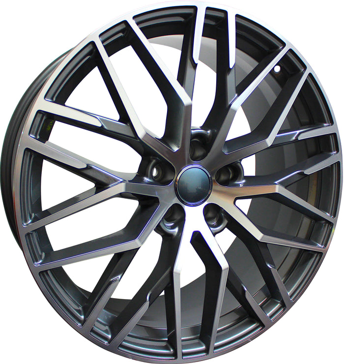 20 Inch Rims Audi S Line R8 Style A5 S5 A6 S6 A7 S7 A8 S8 Q3 QS3 Q5 SQ5 Q7 SQ7 Mesh Machined Wheels