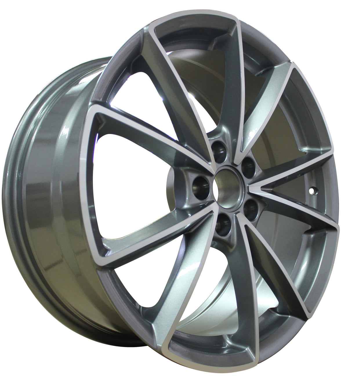 19 Inch Audi Rims A4 A5 A6 A7 A8 S4 S5 S6 S7 S8 RS5 RS6 RS7 Gunmetal Machined Wheels