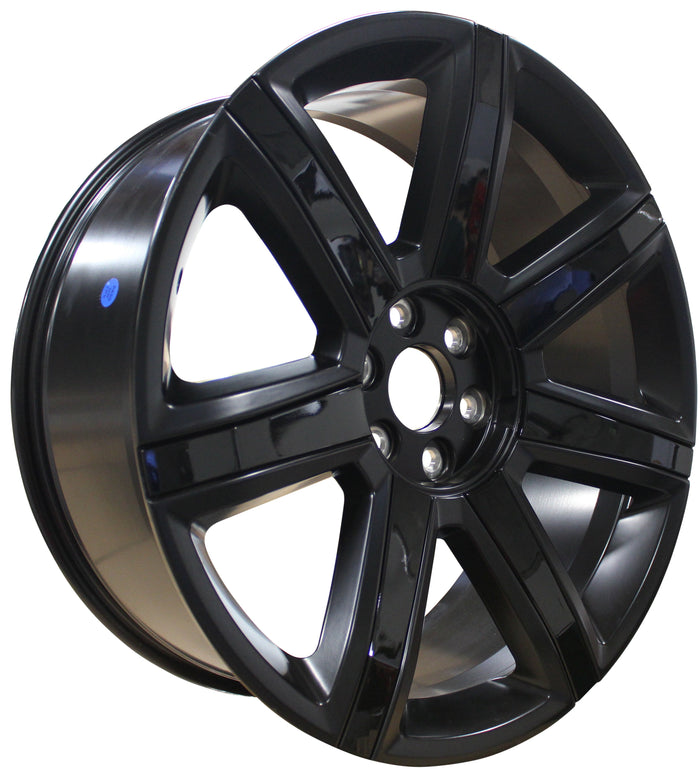 24 INCH RIMS ESCALADE SUV & ESV PLATINUM BLACK SIERRA TAHOE YUKON WHEELS