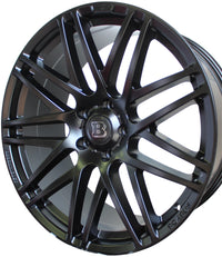 22 Inch Mercedes G Wagon G550 Rims G Class G65 G63 G55 G500 Brabus Style Wheels Matte Black