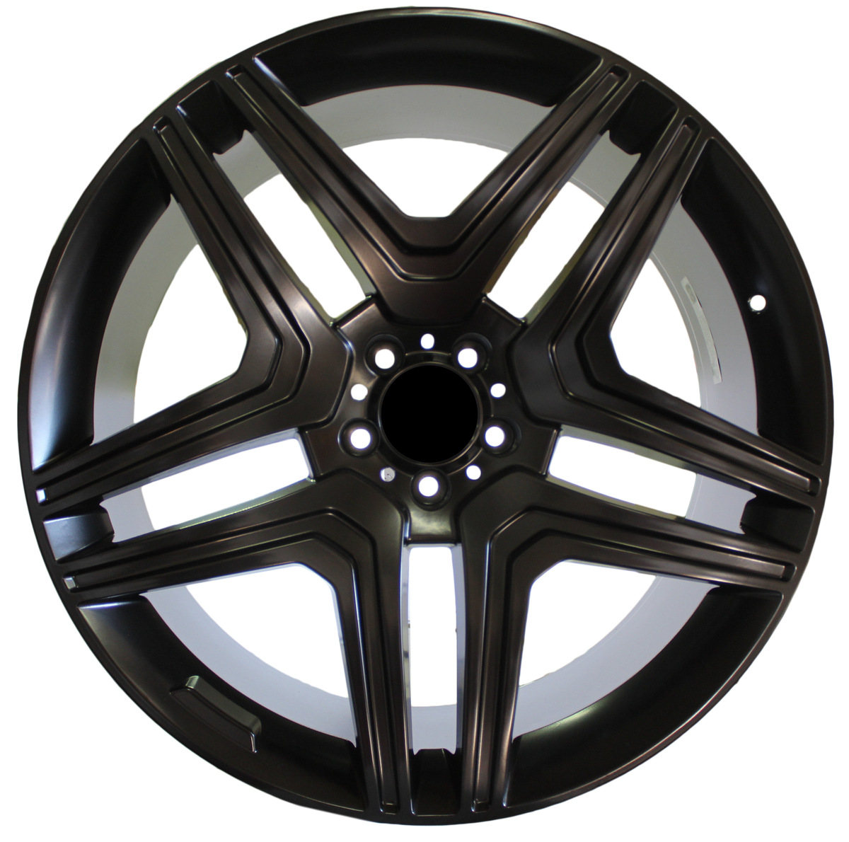 22 Inch Mercedes ML GL GLE GLS GLE Coupe ML63 ML550 ML500 ML400 GL63 GL550 GLE GLS Satin Black Wheels