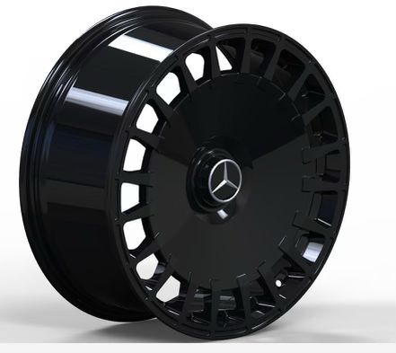 20 Inch Staggered Rims Fit Mercedes S580 S560 S65 S63 S550 S500 Gloss Black Wheels