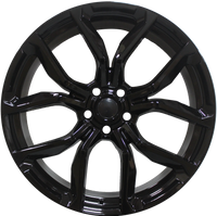 24 Inch Rims fit Range Rover Sport / Full Size HSE SVR Style Gloss Black Wheels