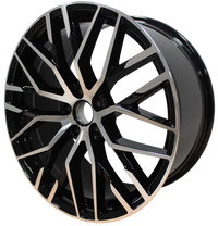 19 Inch Rims Audi S Line R8 Style A4 S4 A5 S5 A6 S6 A7 S7 Q3 Q5 SQ5 Mesh Machined Black Wheels