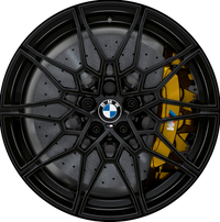 19 Inch Wheels FIT BMW M3 Style 3 4 Series Rims 5 Series 6 Series 528 535 545 550 645 640 650 Gloss Black