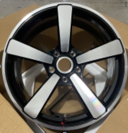 21 Inch Rims Fits Porsche Cayenne Turbo S GTS Base 2019 Forged Gloss Black Machined Face Wheels