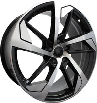 19 Inch Audi Rims A4 A5 A6 A7 A8 S4 S5 S6 S7 S8 RS5 RS6 RS7 Black Machined Wheels