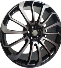 24 Inch Rims Range Rover Autobiography Style Sport LR3 LR4 & HSE Wheels Black Machined Face