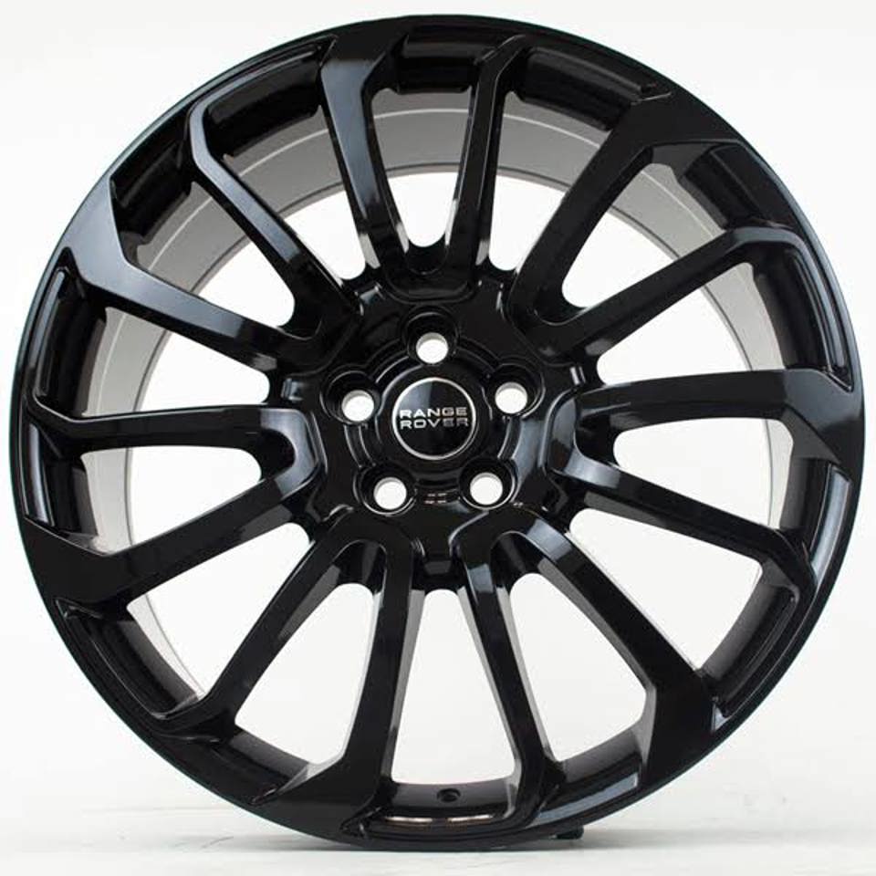 24" Gloss Black Rims for All Range Rover Full Size HSE  Sport  LR4 LR3 Models