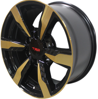 20” inch Toyota TRD 4Runner FJ Cruiser Tacoma Pre Runner TRD Rims in a Rare Gold finish with Black inlays