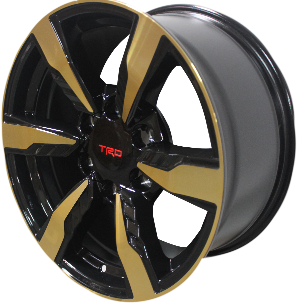 20” inch Toyota TRD 4Runner FJ Cruiser Tacoma Pre Runner TRD Rims in a Rare Gold finish with Black inlays