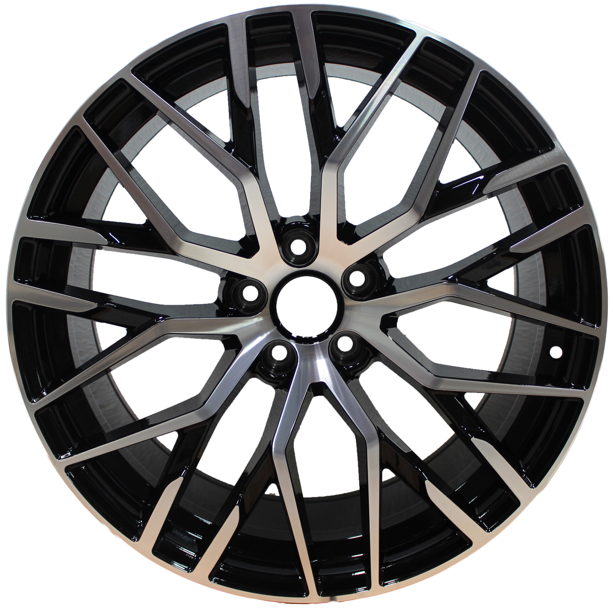 21 INCH RIMS AUDI S LINE R8 STYLE Q3 QS3 Q5 SQ5 Q7 SQ7 MESH MACHINED WHEELS
