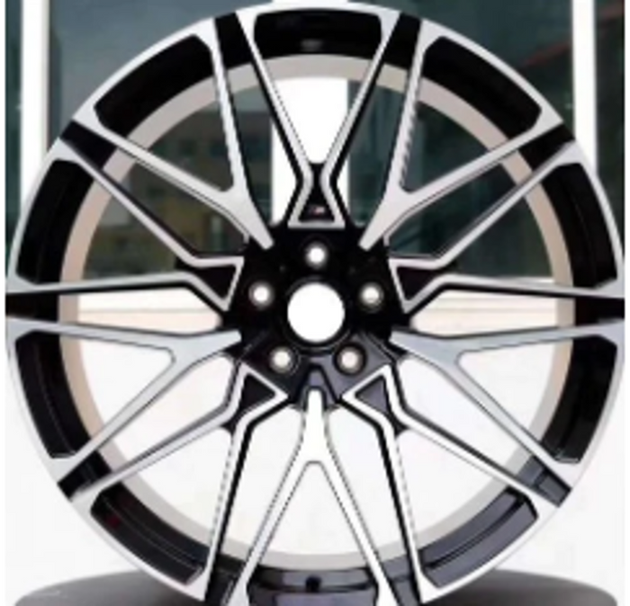 19 Inch Wheels ft. BMW M3 Style 4 Series Rims 5 Series 6 Series 528 535 545 550 645 640 650 Black Machined Face
