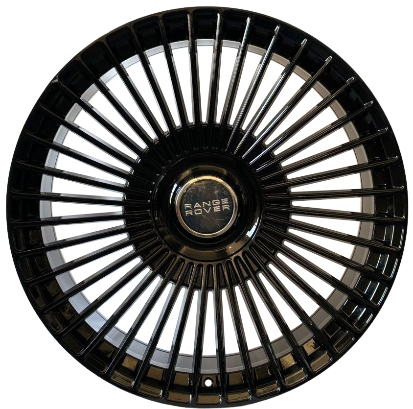 24" Inch Range Rover Rims SV SE HSE Sport Wheels Gloss Black Custom Wheels