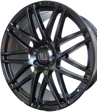 22 Inch Mercedes G Wagon G550 Rims G Class G65 G63 G55 G500 Brabus Style Wheels Matte Black