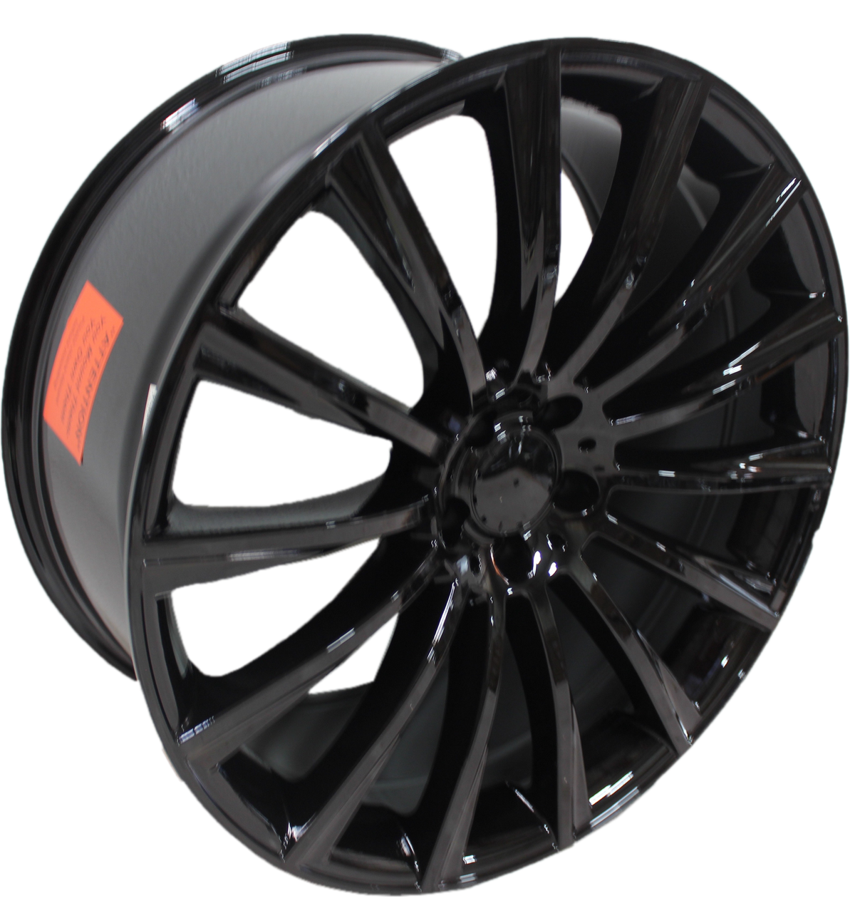 20 Inch Staggered Rims Fit Mercedes S Class CL Gloss Black Wheels