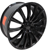 20 Inch Staggered Rims Fit Mercedes S Class CL Gloss Black Wheels
