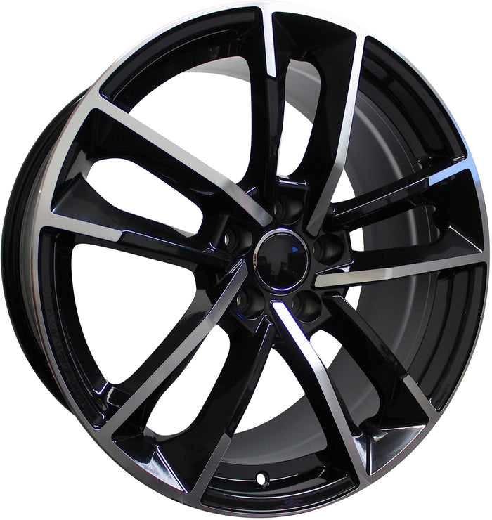 20” inch Audi A8 A7 A6 A5 A4 S7 S6 S5 S4 Rims Q5 S Line SQ5 Q7 Q8 Black Machined Wheels