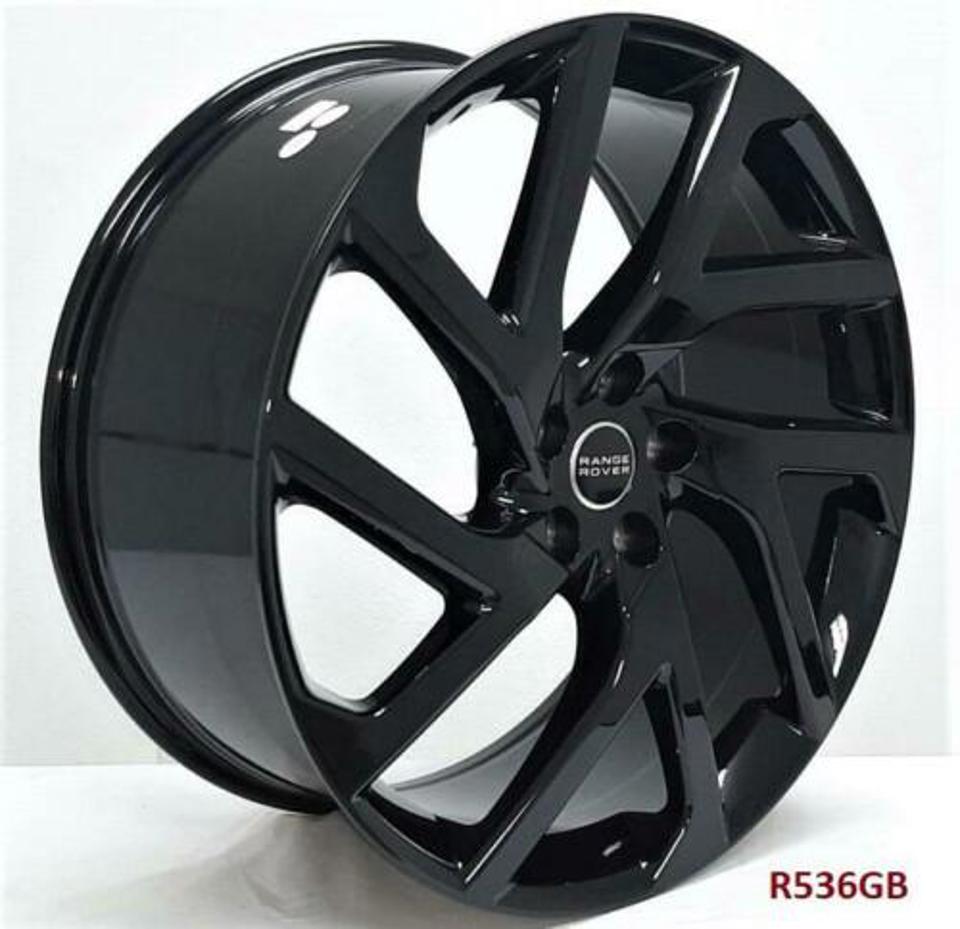 22 INCH RIMS RANGE ROVER FIT ALL HSE/ HSE SPORT SVR DEFENDER BLACK  WHEELS