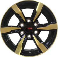20” inch Toyota TRD 4Runner FJ Cruiser Tacoma Pre Runner TRD Rims in a Rare Gold finish with Black inlays